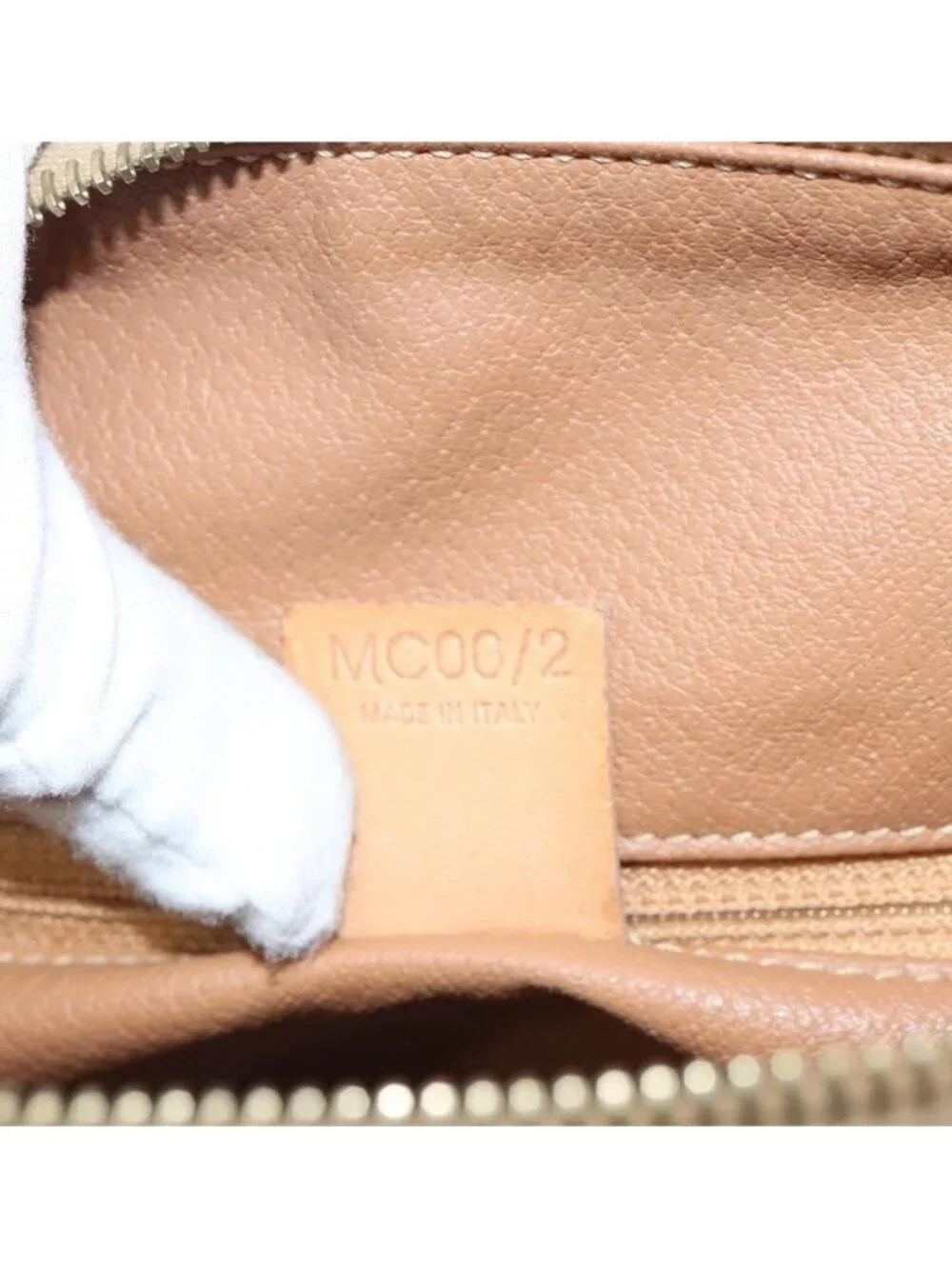 Authentic CELINE Macadam Canvas Shoulder Bag PVC Leather Beige Gold - Picture 8 of 16